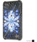 Flor Azul Bling Swarovski Crystal iPhone 16 Case iPhone 16 Pro and iPhone 16 Pro MAX Case