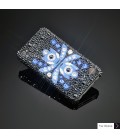 フロール Azul クリスタル iPhone 4 と 4 s の iPhone ケース