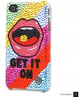 'Get It On' Bling Swarovski Crystal iPhone 15 Case iPhone 15 Pro and iPhone 15 Pro MAX Case