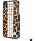 Leopard Cubic Bling Swarovski Crystal iPhone 15 Case iPhone 15 Pro and iPhone 15 Pro MAX Case