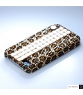 Leopard Cubic Crystal iPhone 4 and iPhone 4S Case