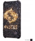 Pisces Bling Swarovski Crystal iPhone 15 Case iPhone 15 Pro and iPhone 15 Pro MAX Case