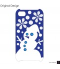 Snowflake Snowman Crystal Phone Case