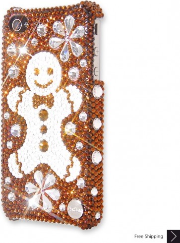 Snowflake Gingerbread Crystal Phone Case