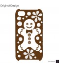 Snowflake Gingerbread Crystal Phone Case