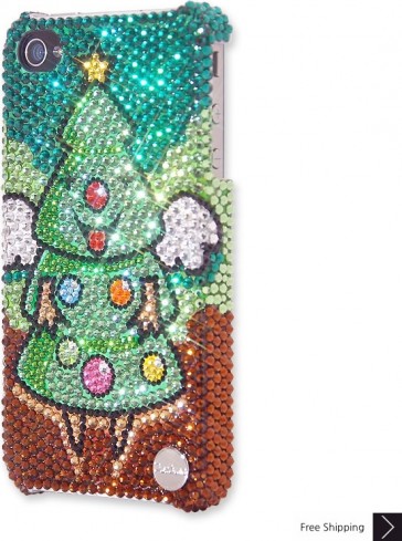 Angel Christmas Tree Crystal Phone Case