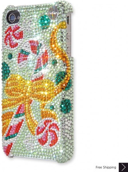 Christmas Candy Crystal Phone Case