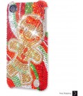 The Gingerbread Cookie Bling Swarovski Crystal iPhone 16 Case iPhone 16 Pro and iPhone 16 Pro MAX Case