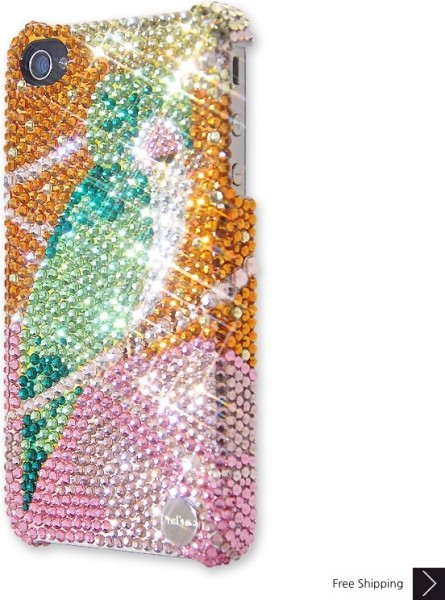 Royal Feathers Crystal Phone Case