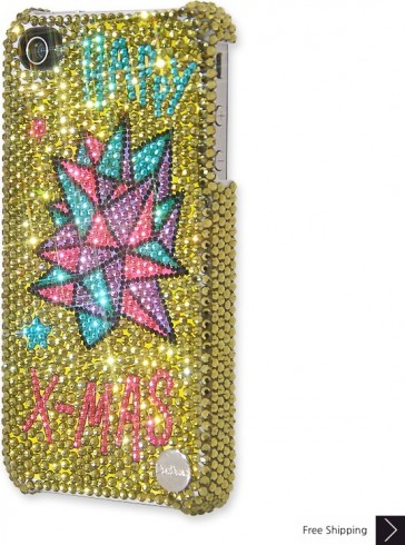Christmas Star Bling Swarovski Crystal iPhone 13 Case iPhone 13 Pro and iPhone 13 Pro MAX Case