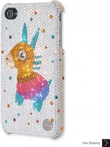 Cute Rudolf Crystal Phone Case