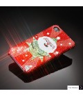 Cute Santa Crystal Phone Case