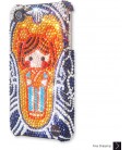 Lady Porcelain Bling Swarovski Crystal iPhone 16 Case iPhone 16 Pro and iPhone 16 Pro MAX Case